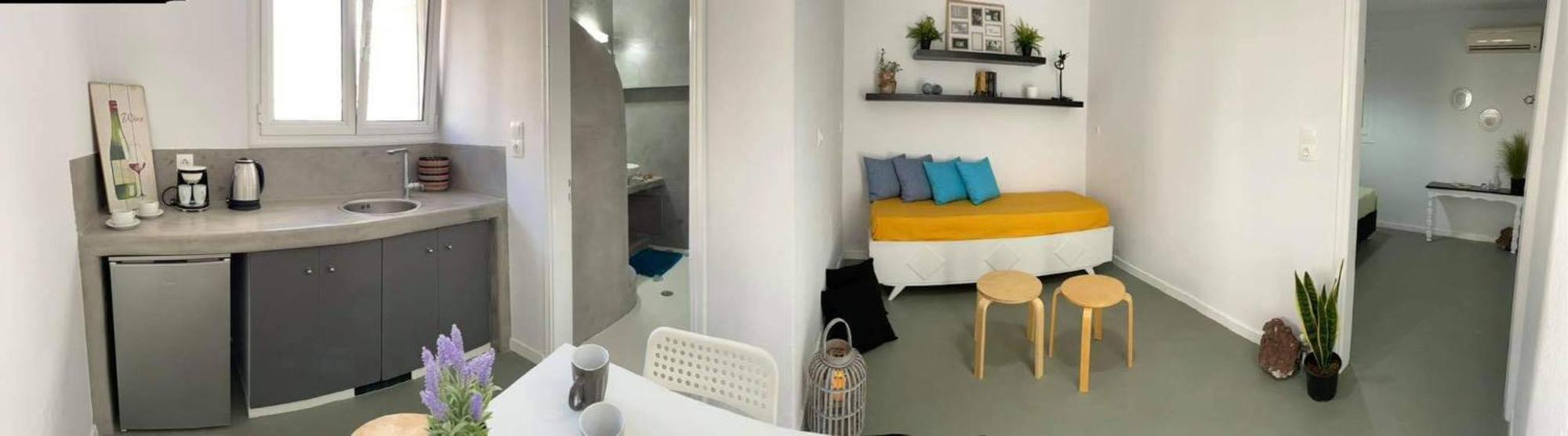 Sabbia Calda Apartments Perissa  Bagian luar foto